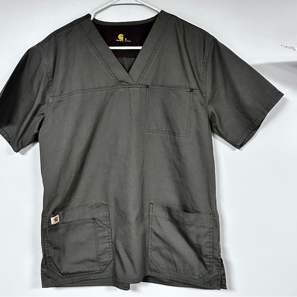 Carhartt Scrub Nurse Healthcare Top, Sage Green, S. EUC!